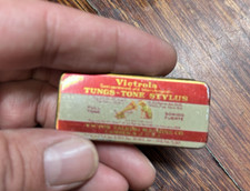 Victrola Gramophone Phonograph stylus Tin RCA Victor Nipper Dog 8 Needles 1921 picture