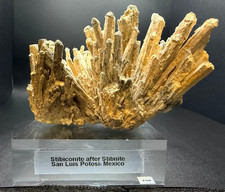 Stibiconite after Stibnite, Wadley, San Luis Potosi, Mexico ex Lou Conti picture