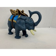 Cast Iron Die Cast Metal Circus Elephant Vintage Mechanical Coin Bank Works picture