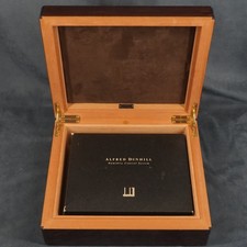 Vintage Alfred Dunhill Cedar Lined Wood Humidor G.Lorenzi Milano picture