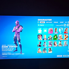 Fortnite Season 9 Dark Vertex Outfit + Dark Deflector Back Bling picture