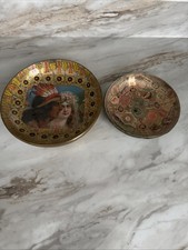 Beautiful Vintage Cigar Or Cigarette Ashtrays Bundle Of 2 picture