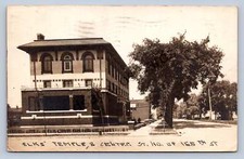 K7/ Chicago Illinois RPPC Postcard c1910 Elks Temple Center St 165th   708 picture