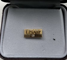 USAir US AIRWAYS 20-year Service Tie Tac Pin 1/10 10k  By OC Tanner Vtg picture
