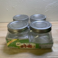 Ball Wide Mouth Squat Pint Jars 4 pack New collection elite discontinued  picture
