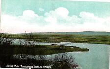 Vintage Postcard- Ruins of Fort Ticonderoga from Mt. Defiance picture