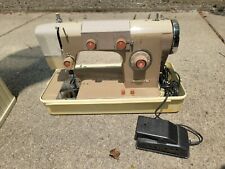 Nelco R-250-3 Sewing Machine w/ Pedal & Case Working picture
