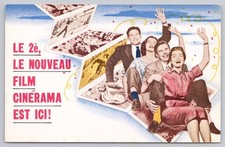 1955 Cinerama Holiday Film Promo Postcard Montreal Canada Theatre Imperial picture