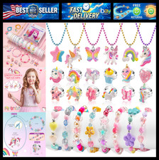 Kids Jewelry for Girls 4-6, Toddler Little Girls Play Jewelry Set 3-5 6-8 picture