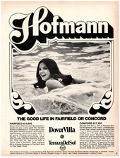 PRINT AD 1971 Hofmann The Good Life In Fairfield Or Concord 70's DoverVilla picture