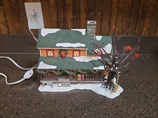 Dept 56 Snow Village - Buck’s County Farmhouse #55051- Small Chip, See Photos picture