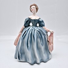 Florence Ceramics Adeline Figurine Blue Dress 8
