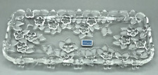 VTG Walther Glass Mikasa Germany Carmen Clear/Frosted Crystal Canape BEAUTIFUL picture
