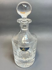 Vintage France Royales de Champagne Cut Crystal Whisky Decanter Bottle Rising picture