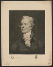 Photo:Philadelphia PA 1895 Alexander Hamilton Portrait Print picture