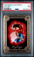 1996 Marvel Masterpieces Gallery #1 Cyclops PSA 7 NM picture