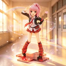 Hinamori Amu Figure Shugo Chara 26cm Anime PVC Statue Collectible New Display picture
