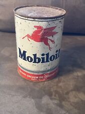 Vintage Mobiloil Socony Vacuum Pegasus Oil Can Quart picture