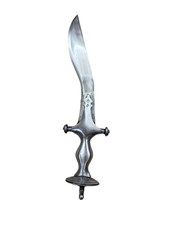 Antique Khukhri DAGGER Vintage Kukri Peshkabz Damascus Khanjar Collectible  picture