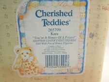 Cherished Teddies Figurine # 265799 Kara 