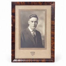 Antique Perkins Honolulu T.H. Portrait Photo Framed Hawaii Territory 9x6.25 picture