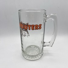 Hooters Logo Large Beer Glass Bar Mug 24 OZ Owl Stein Mancave Vintage picture