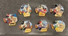 Lot of 7 Authentic Disney Parks Epcot World Showcase Pins- No Backer Cardsp picture