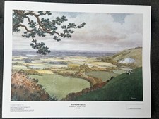 Vintage Rupert Bear Nutwood Hills Limited Edition Print by Alfred Bestall picture