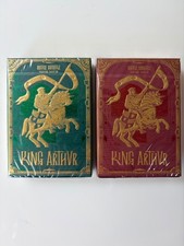 King Arthur Playing Cards Pair 1374/2500 & 0676/2500 Sealed Riffle Shuffle picture