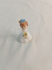 Napco May Vintage Miniature  Birthday Girl Bone China Figurine 2