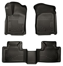 2011-14 Jeep Grand Cherokee Front 2nd Row Floor Liners Black–Compatible picture
