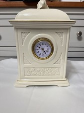 ⭐️ Lenox Four Seasons Porcelain Mantel Clock – Made in USA- Rare Find picture