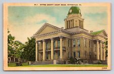 Wytheville VA Virginia Wythe County Court House Vintage Postcard  picture