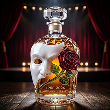 Phantom of the Opera Crystal Whiskey Decanter 1986-2026 40th Anniversary picture