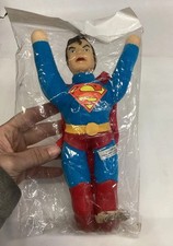 Rare Vintage 1991 DC Comics Plush Superman Figure W/ Soft Vinyl Head -  NOS picture