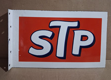 STP Porcelain Enamel Sign  18 x 10 Inches 2 Sided picture