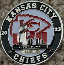 Kansas City Missouri Chiefs Police Super Bowl LVII 2023 Champions Challenge Coin picture