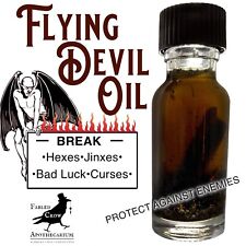 FLYING DEVIL Oil Banishing Break Jinxes Hexes Curses For Protection FABLED CROW picture