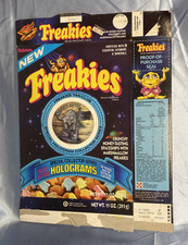 1980s FREAKIES CEREAL BOX Boss Moss Hologram 