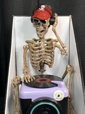 Halloween skeleton DJ Mix Master Skelton Mechanical Indoor Place & Time NEW picture