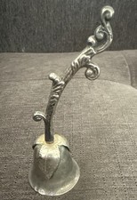 Vintage Silver Plated Table Bell - Tulip Shaped picture
