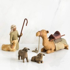 Willow Tree nativity figures Shepherd and Stable Animals_26105 picture