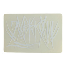 Zoltron (White on Clear) Sticker picture