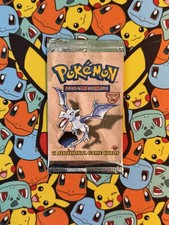 EMPTY Pokemon TCG 1st Edition Fossil Booster Pack Aerodactyl Art ( No Cards) picture