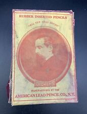 Vintage Dickens Pencils -  Box of 12 dozen  Unused  American Pencil Co picture