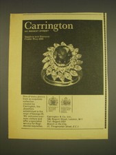 1963 Carrington Jewellers Sapphire and Diamond Cluster Ring Advertisement picture