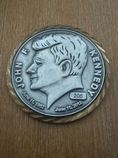 John F Kennedy JFK Challenge Coin, Special Forces 60th Anniversary, Number 205 picture