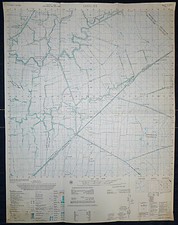 June 1973 - 6128 iii - MAP - LONG MY - CHUONG THIEN - PHONG DINH - Vietnam War picture