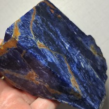 469g Natural Blue Sodalite Crystal Gemstone rough stone specimen healing G443 picture