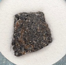 1.13 gram Angrite meteorite  slice - Fezzou 002 - Mark Lyon provenance picture